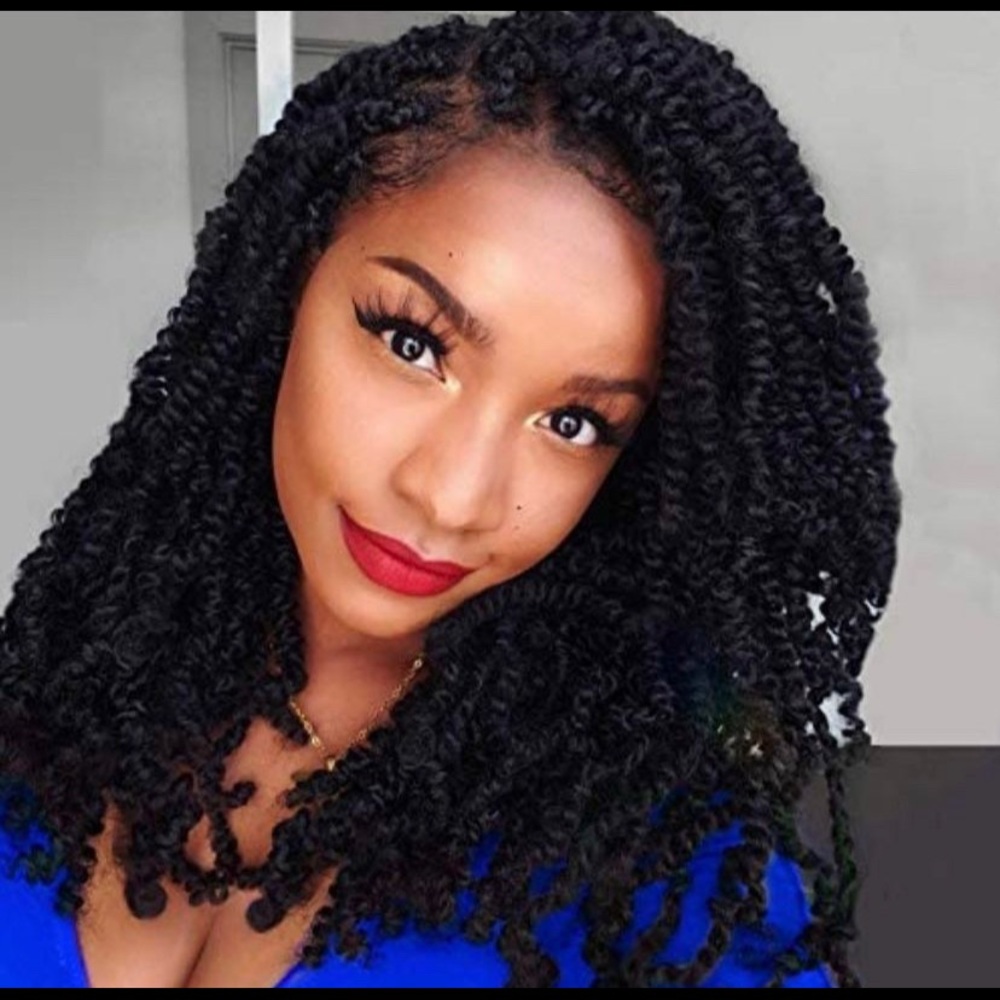 Spring Twist Crochet Hair 8 Inch